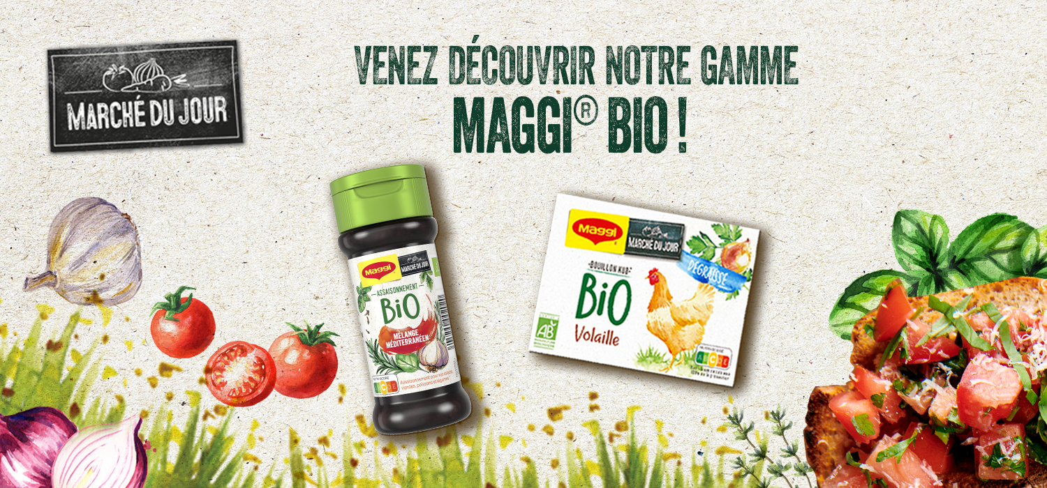 Cover gamme bio maggi