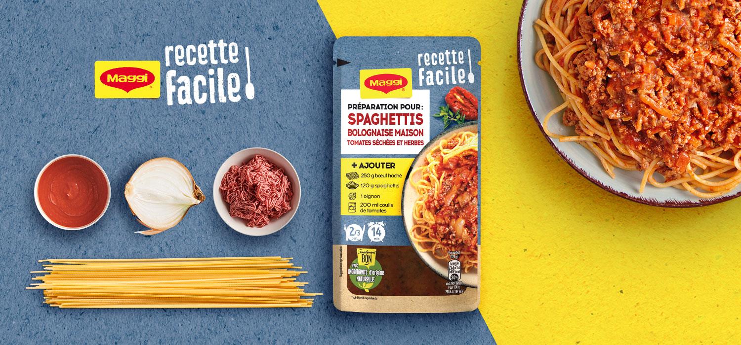 Spaghettis bolognaise Maison